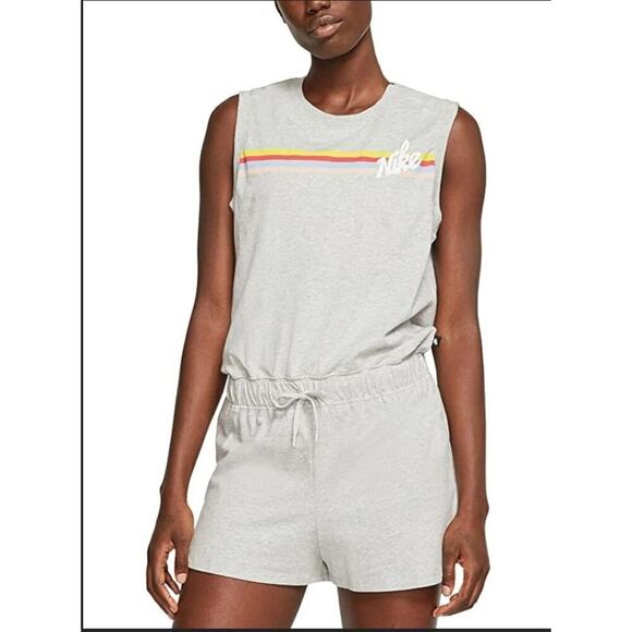 Nike Romper Womens Extra Small Multicolor Rainbow Cotton - Picture 9 of 13